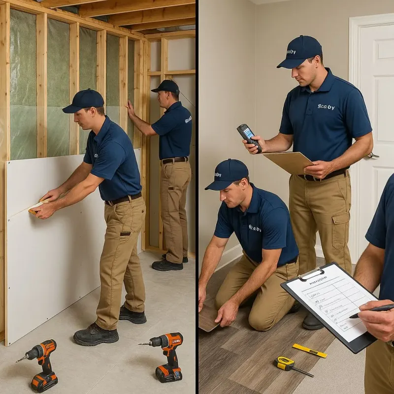 Repairs and Reconstruction process in Tuttle, OK